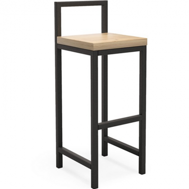 Стул барный из металла Лофт